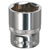 Sealey SP3819 Walldrive® Socket 19mm 3/8sq Drive Fully Polished