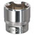 Sealey SP3824 Walldrive® Socket 24mm 3/8sq Drive Fully Polished