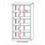 Sealey SC01 Floor Cabinet 2 Door