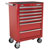 Sealey AP26479T Rollcab 7 Drawer with Ball Bearing Runners - Red