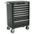 Sealey AP26479TB Rollcab 7 Drawer with Ball Bearing Runners - Black