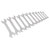 Siegen S0849 Double Open End Spanner Set 12pc