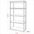 Sealey AP900R Racking Unit with 5 Shelves 340kg Capacity Per Level