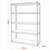 Sealey AP1200R Racking Unit with 5 Shelves 220kg Capacity Per Level