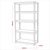 Sealey AP6500 Racking Unit with 5 Shelves 500kg Capacity Per Level