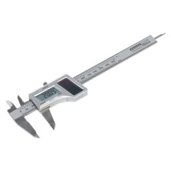 Digital Vernier Caliper 0-150mm/0-6 Stainless Steel Solar Powered