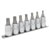Sealey AK6232 Ribe Socket Bit Set 7pc 3/8sq Drive 50mm