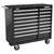 Sealey AP41169B Rollcab 16 Drawer with Ball Bearing Runners Heavy-duty - Black