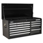 Sealey AP41149B Topchest 14 Drawer with Ball Bearing Runners Heavy-duty - Black