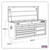 Sealey AP41149B Topchest 14 Drawer with Ball Bearing Runners Heavy-duty - Black