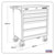 Sealey AP33459B Rollcab 5 Drawer with Ball Bearing Runners - Black
