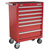 Sealey AP33479 Rollcab 7 Drawer with Ball Bearing Runners - Red