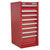 Sealey AP33589 Hang-on Chest 8 Drawer with Ball Bearing Runners - Red