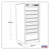 Sealey AP33589B Hang-on Chest 8 Drawer with Ball Bearing Runners - Black