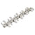 Siegen S0845 Crows Foot Wrench Set 10pc Flare Nut 3/8sq Drive Metric