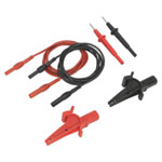 Sealey TATL Automotive Test Lead and Crocodile Clip Set 6pc