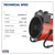 Sealey EH2001 Industrial Fan Heater 2kW