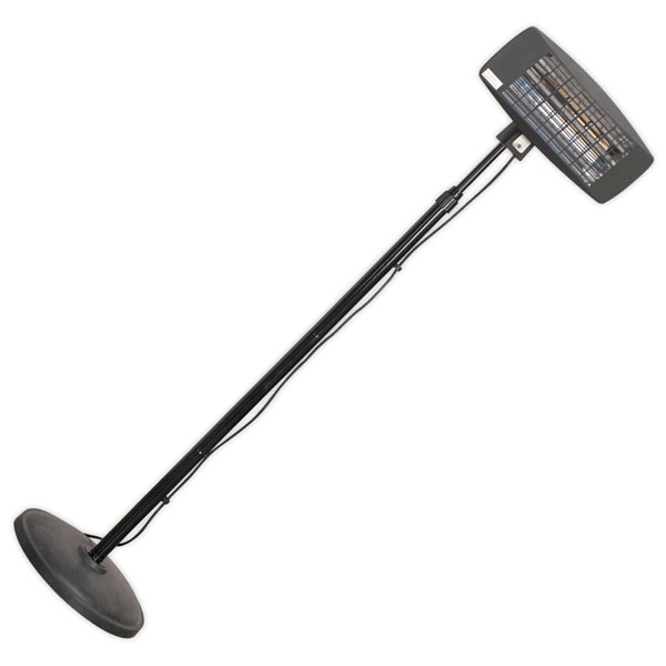 Sealey IFSH2003 Infrared Quartz Patio Heater 2000W/230V with Telescopic Floor Stand