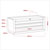 Sealey AP22309BB Add-On Chest 3 Drawer with Ball Bearing Runners - Red/Grey