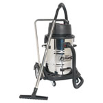 Sealey PC477 Industrial Wet & Dry Vacuum Cleaner 77ltr Stainless Drum 2400W/230V