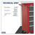 Sealey AP22505BB Rollcab 5 Drawer with Ball Bearing Runners - Red/Grey