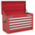 Sealey AP33059COMBO Topchest 5 Drawer With BB Runners - Red & 137pc Tool Kit