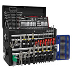Sealey AP33109BCOMBO Topchest 10 Drawer - BB Runners - Black With 137pc Tool Kit