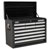 Sealey AP33109BCOMBO Topchest 10 Drawer - BB Runners - Black With 137pc Tool Kit