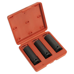 Sealey SX043 Impact Socket Set 3pc Deep 1/2Sq Drive