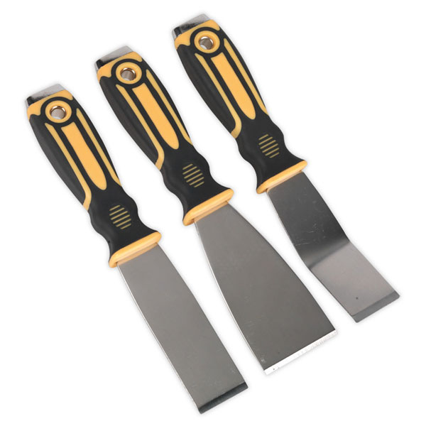 Sealey S0856 Scraper Set with Hammer Cap 3pc