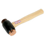 Sealey CRF35 Copper/Rawhide Faced Hammer 3.5lb Hickory Shaft