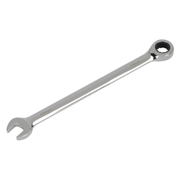 Sealey AK6391013 Combination Ratchet Spanner ExtraLong 13mm Rapid Online