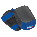Sealey SSP63 Heavy-Duty Double Gel Knee Pads - Pair