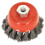 Sealey TKCB651 Twist Knot Wire Cup Brush Ø65mm M14 x 2mm