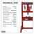Sealey YK6ECB Hydraulic Press 5.4tonne Economy Bench Type