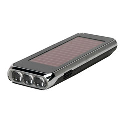 3 LED Torch Rechargeable Solar Panel & Dynamo