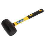 Sealey RMB150 Rubber Mallet 1.5lb Fibreglass Shaft