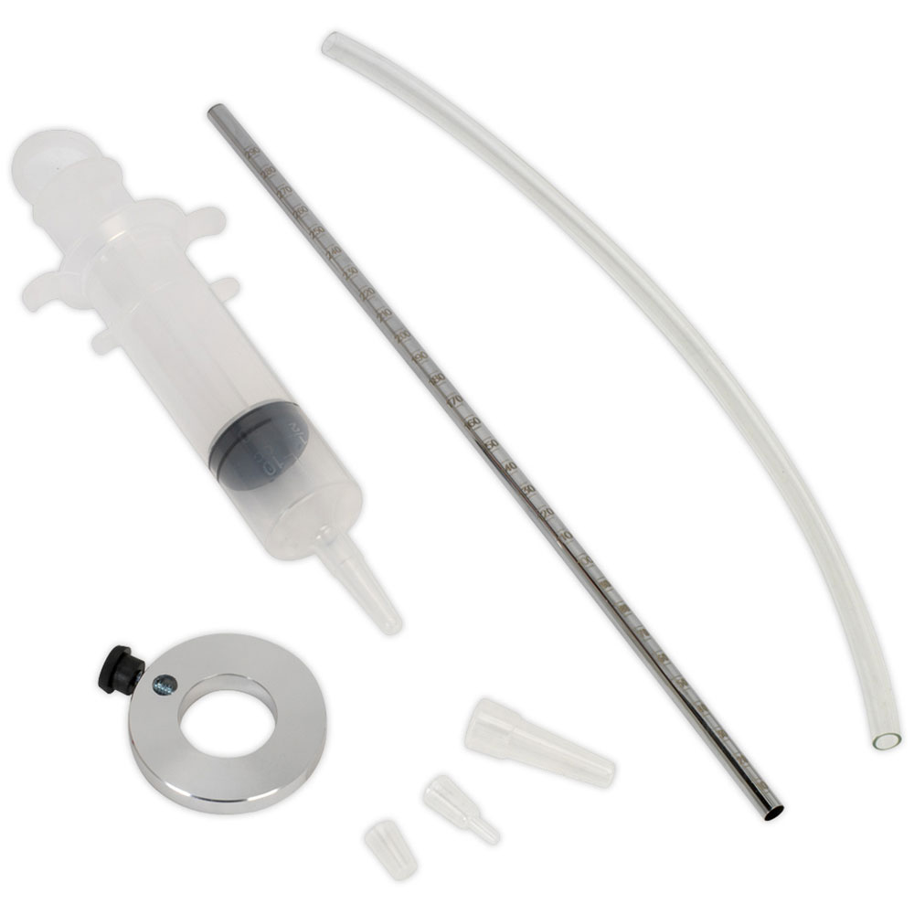 Sealey MS033 Motorcycle Fork Oil Level Gauge with TopUp Syringe