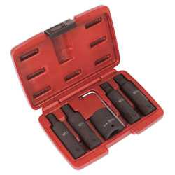 Sealey SX090 Impact Spline Socket Bit Set 6pc 3/4Sq Drive