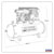 Sealey SA1565 Compressor 150ltr Belt Drive Petrol Engine 6.5hp
