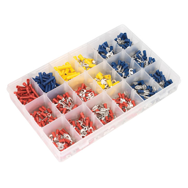 Sealey AK8808 Assorted Terminal Set 1000pc | Rapid Online