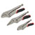 Sealey AK6863 Locking Pliers Set Quick Release 3pc