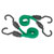 Sealey BCS16 610mm Flat Bungee Cord Set 2pc