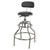 Sealey SCR14 Workshop Stool Pneumatic Adjustable Height Swivel Seat & Back Rest