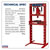 Sealey YK20ECF Hydraulic Press 20tonne Economy Floor Type
