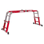 Sealey AFPL2 Aluminium Multipurpose Ladder EN 131 Adjustable Height