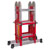 Sealey AFPL2 Aluminium Multipurpose Ladder EN 131 Adjustable Height