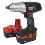 Sealey CP1950 Cordless Impact Wrench 19.2V 1/2Sq Drive 285lb.ft - 2 Batteries