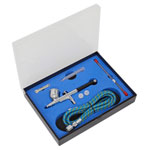 Sealey AB9321 Air Brush Kit Gravity Feed