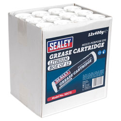 Sealey SGC12 Grease Cartridge 400g Box Of 12